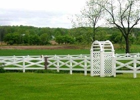 crossbuck farm fence