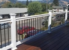 Beaumont Porch Railing + Beaumount vinyl Railing