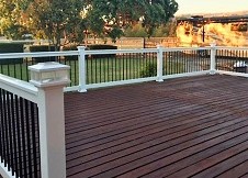 Beaumont Porch Railing + Beaumount vinyl Railing