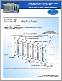 Winston Deck Railing