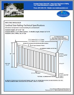 Cardinal Stair Railing