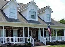 Tan Vinyl Railing