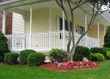 White PVC Railing