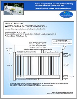 Winston Deck Railing