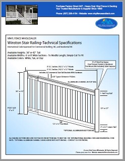 Winston Deck Railing