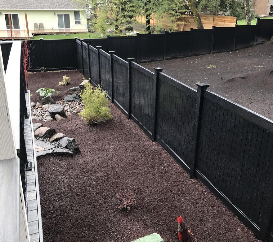 black fencing