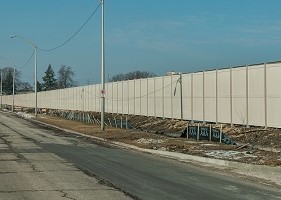 vinyl privacy fence 10' Tall