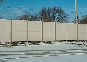 vinyl privacy fence 10' Tall