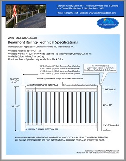 Beaumont Deck Railing