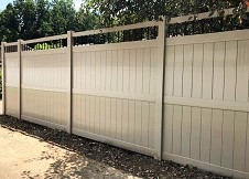 8' tall clay ohio privacy fence