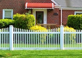 pvc picket fence