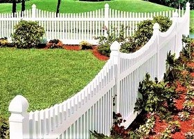 white picket fence