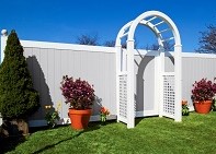 Gray Vinyl Fence Color Options