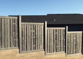 Nantucket Gray Privacy Fence