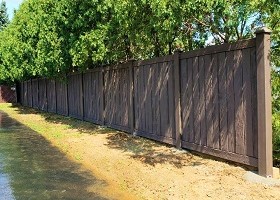 Walnut Brown Ashland Privacy Fencing