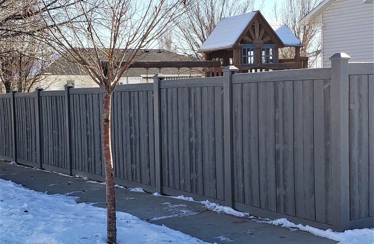 Nantucket Gray Ashland Privacy Fence 2