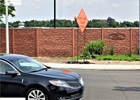 Ford Motor Company Desert Granite Sound Wall