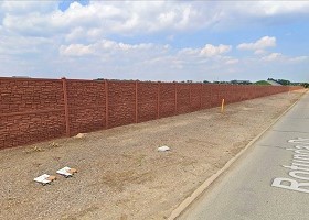 Desert Granite 8 Foot Tall Sound Wall for Ford Motor Company Fence Project