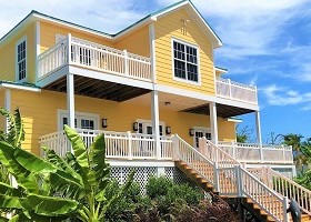 vinyl deck railing and stair railing