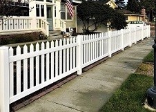 white picket fence