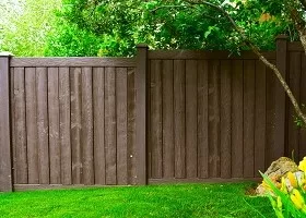 Walnut Brown Ashland Privacy Fencing