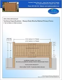 3 foot tall vinyl privacy fence